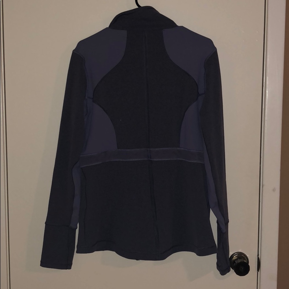 Purple Calla Mesh Panel Workout Jacket - Picture 6 of 7
